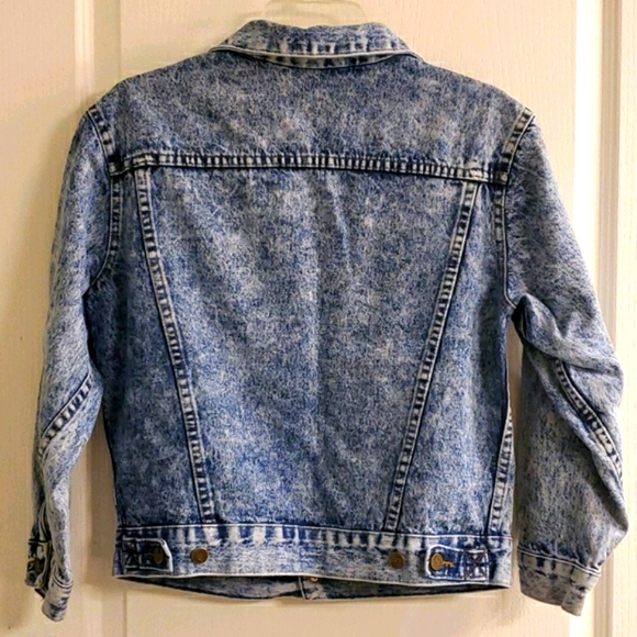 Vintage 80s First Acid Washed Jeans Jacket EUC - Picture 7 of 15